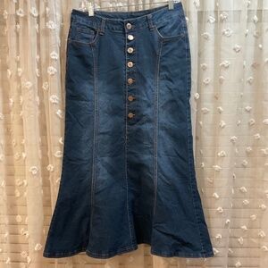 Be Girl Button Down Mermaid Skirt